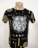 Tricou bărbătesc imprimeu cap leu - L