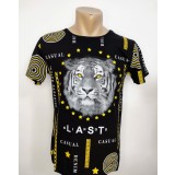 Tricou bărbătesc imprimeu cap leu - L