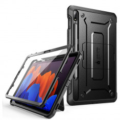 Husa pentru Samsung Galaxy Tab S7 Plus / S8 Plus - Supcase Unicorn Beetle Pro - Black foto