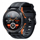 Smartwatch Oukitel BT10 Orange, 1.43 AMOLED, 256MB, Apel bluetooth, Asistare vocala, Accelerometru, Ritm cardiac, SpO2, IP681ATM, 110+ moduri sport, 4