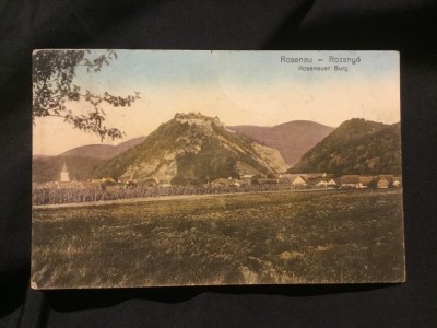 carte postala circulata - Rasnov / Rosenau inceput de sec XX ! foto