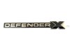 NEW ORIGINAL EMBLEM BADGE LETTERING LAND ROVER DEFENDER - X DEFENDERX L8B2-001B40-CNB