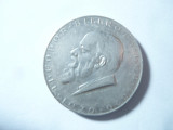 Moneda Comemorativa Austria 2 sh, 1929 argint - 100 ani Th. Billroth, cal.f buna