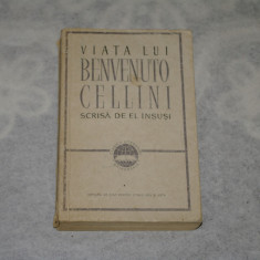 Viata lui Benvenuto Cellini scrisa de el insusi