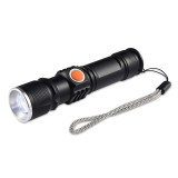 Mini lanterna zoom X-Balog BL-515, incarcare USB, 3 moduri luminare