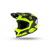 MBS Casca motocross/enduro Ufo Plast Echus, fibra de sticla, galben/negru, XXL, Cod Produs: HE13100DKXXL