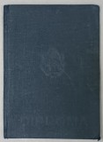 DIPLOMA ( CARNET ) EMISA DE FACULTATEA DE MEDICINA GENERALA DIN BUCURESTI , CARE ATESTA CA ABSOLVENTUL A FOST DECLARAT MEDIC , 1955
