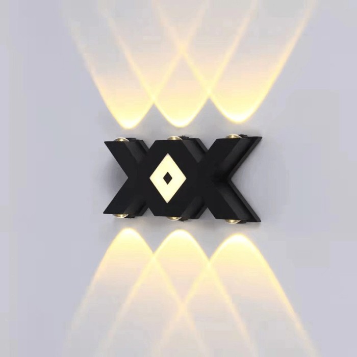 Aplica LED XX, Exterior, 7W Lumina Calda