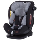 Scaun auto rotativ Chipolino My Size I-Size 0-36kg (40-150cm) Isofix, Top Tether, Platinum, Grupa 0+/I/II/III, Protectie laterala