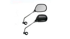 Set 2 oglinzi pentru bicicleta cu instalare usoara si benzi reflectorizante foto