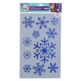 șabloane Crăciun, 22x35cm, Set 2 bucăți, Decorare Ferestre și Oglinzi, Multicolor, Oem