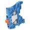 Conector de șine albastru 2 borne 0,2-4mm&sup2; SNK