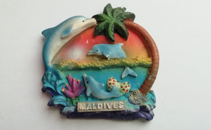 D5 - Magnet frigider - tematica turism - Maldive 1