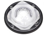Lentilă LED Rotundă din Silicon Transparent Negru