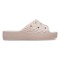 Papuci Crocs Classic Platform Geometric Slide Roz - Quartz