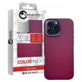 Lemontti Husa Piele MagSafe iPhone 16 Pro Max Visiniu