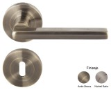 Set Manere Electra cu Rozete pt Cilindru Nichel Satin - 674861