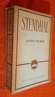 Stendhal - Lucien Leuwen sau Rosu si Alb, traducere Serban Cioculescu 1962 foto
