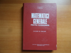 Matematici generale pentru subingineri &amp;amp;#8211; D. Filipescu, E. Grecu, R. Medintu foto