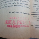 ILIE A.PETROF SEMINTERIE LEGUMA-1938 S4.