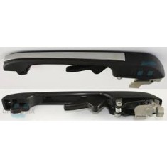 Maner usa exterior Vw Golf 2 (19e/1g), 1984-1992, Vw Jetta (16e/19e /1g2), 1984-1989, Vw Passat/Santana (B2 (32b)), 1981-1988, ornament negru + crom,