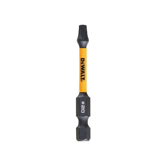 Set 5 biti pentru insurubare de impact, DeWalt Flextorq DT7395T-QZ, profil Torx, T20, 57 mm
