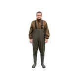 Cizme piept/vader nylon/PVC Baracuda, culoare verde 41 EU