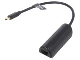 Adaptor USB-Fast Ethernet USB 2.0 10/100Mbps Negru 0,15m