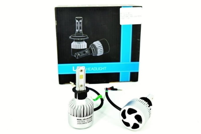 Set Bec H3 cu LED S2 chip led Korea 40W - 4800 lumen 6000k Voltaj: 12-24V