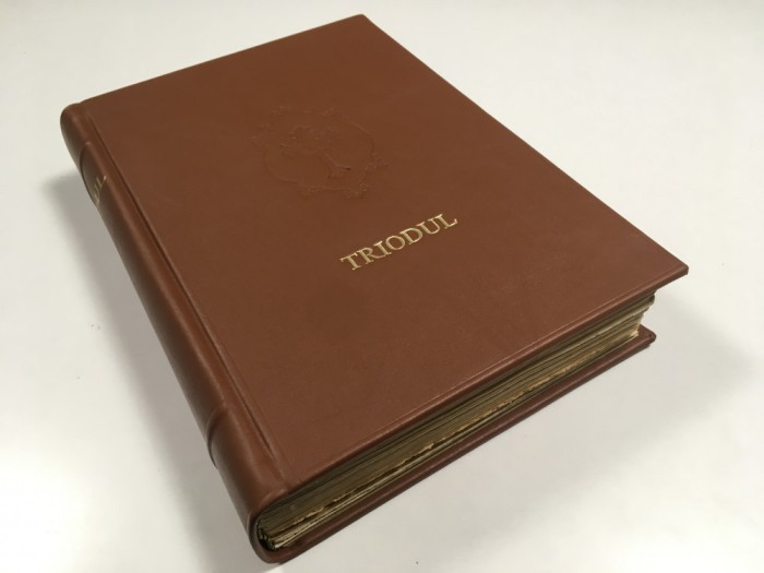 TRIODUL 1970 CU APROBAREA SF. SINOD SI A PF JUSTINIAN- TEXT REVIZUIT DE PR. PROF. ENE BRANISTE