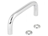 Manetă oțel cromat 43mm șurub M5 &Oslash;10mm
