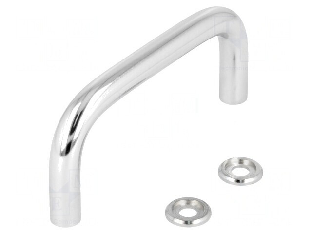 Manetă oțel cromat 43mm șurub M5 &Oslash;10mm