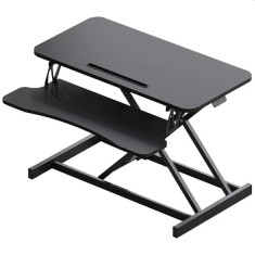 Masa ajustabila de birou sit-stand lucru in picioare sau sezut inaltime reglabila 14x51 cm suport smartphone cadru forma -