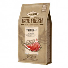 Carnilove True Fresh Adult S-XL, Vită proaspătă cu mazăre și dovleac, hrană uscată fără cereale câini, 4kg