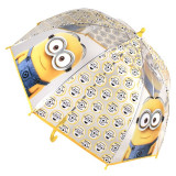 Umbrela transparenta copii - Minions emoticon