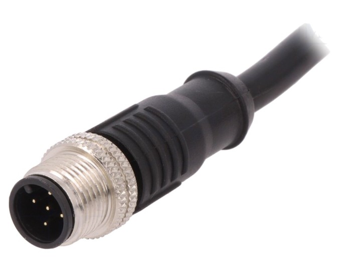 Conector M12 cu cablu IP67 5 pini