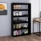 vidaXL Bibliotecă/Separator cameră, negru,100x30x167,5 cm, pin masiv 808227
