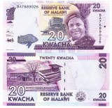 Malawi 20 Kwacha 2016 P-63c UNC Bancnota Africa