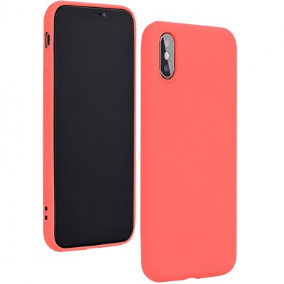 Husa TPU Forcell Silicone pentru Huawei P40 lite E, Roz foto