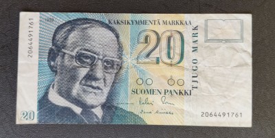 Finlanda / Finland - 20 Markkaa (1993) foto