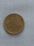 5 cents 1986 singapore