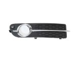 Grila bara Volvo S80 (As), 04.2006-05.2013, Fata, partea Dreapta, cu gauri pentru Senzori de parcare (PDC); cu ornamente cromate; cu gaura pentru lam