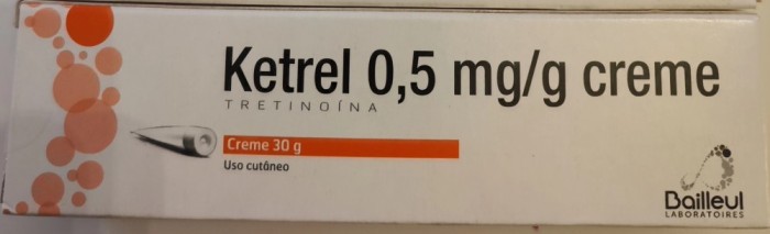 Tretin Ketrel 0.05% Retinol Crema pentru Vergeturi Riduri