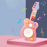 Jucarie muzicala pentru bebelusi Chitara magica culoare roz