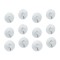Set 12 cuiere pentru baie sau bucatarie, Transparent, HML3