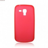 Husa Silicon Slim 0.5mm Rosie pentru Samsung Galaxy Trend I7562 - Protectie Telefon Ultra Usoara