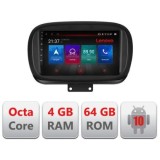 Navigatie Fiat 500 2014- E-539 Octa Core cu Android Radio Bluetooth Internet GPS WIFI DSP 4+64GB 4G CarStore Technology