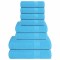 Set prosoape 8 piese Turcoaz 360 g/m&sup2; 100% bumbac