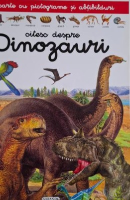 Citesc despre dinozaurii. O carte cu pictograme si abtibilduri foto