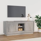 Cumpara ieftin Comodă TV, gri sonoma, 102x35x45 cm, lemn prelucrat